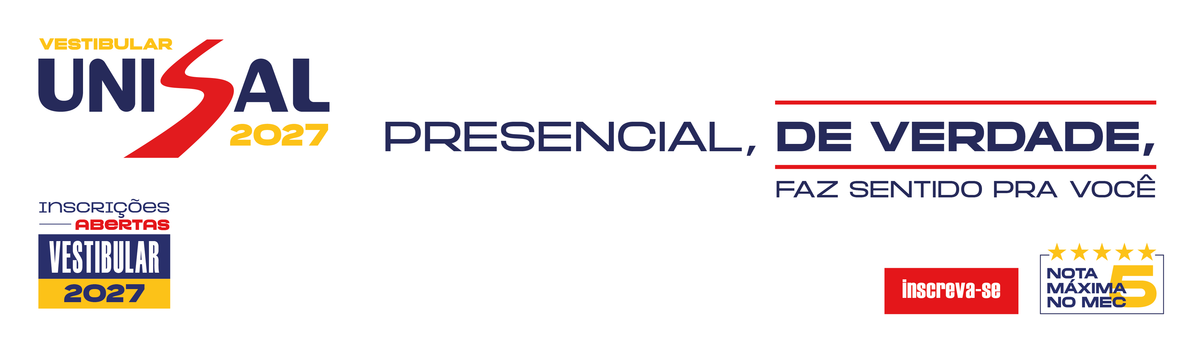 Vestibular de Inverno UNISAL 2026/2 - banner 4